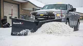 ON SALE New SnowEx 7.5 MS RDV Model, V-plow Flare Top, Trip edge Steel V-Plow, Automatixx Attachment System